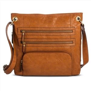 Bueno of California Faux Leather Crossbody Bag